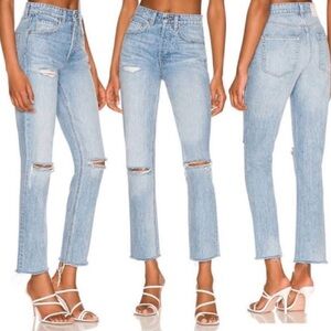 GRLFRND Karolina High Raise Straight Jeans 28 Point Loma